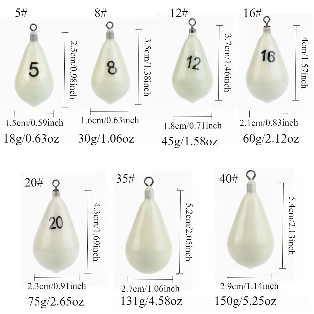 3/5/2pcs Luminous Egi Sinker S - огляд і ціна Reel Oil
