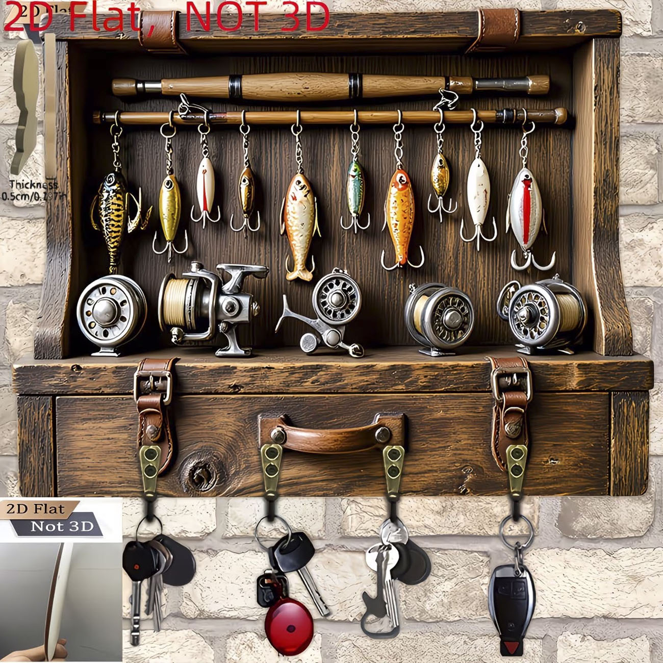 Vintage Fishing Lure Key Hange - огляд і ціна Fly Reel
